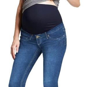 Women's Maternity Bootcut Jeans with Real Pockets